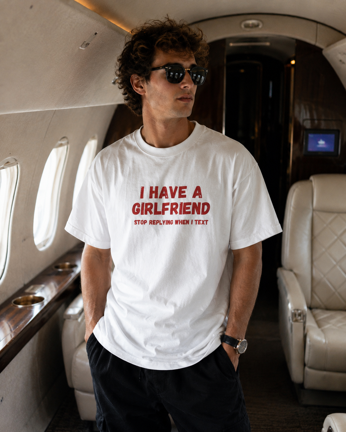 I have a girlfriend, stop replying when I text