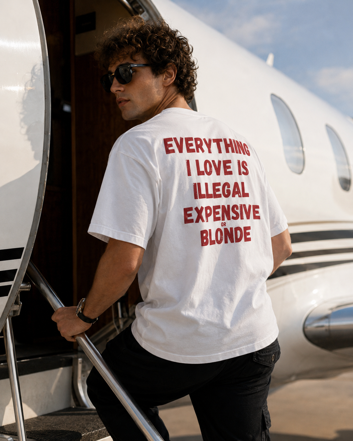 Everything i love is illegal expensive blonde