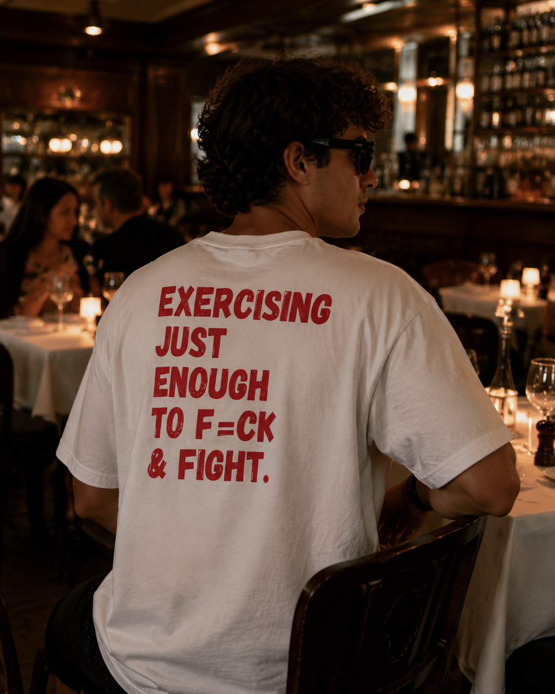 Exercising just enough to f=ck & fight.